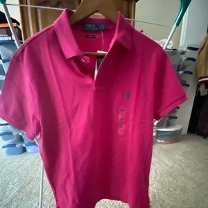 Pink polo